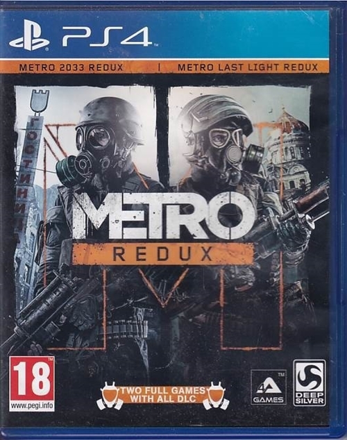 Metro Redux - PS4 (B Grade) (Genbrug)